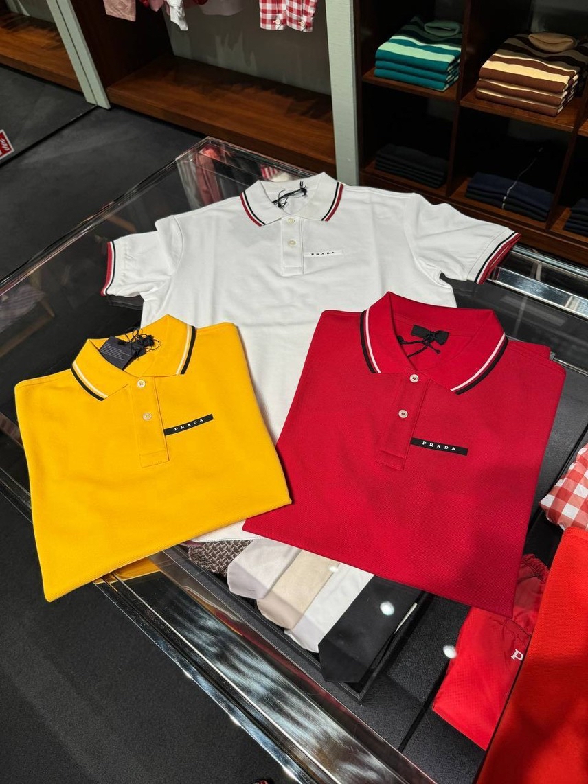 PRADA T-shirt and Polo side view - Men's luxury Clothes
