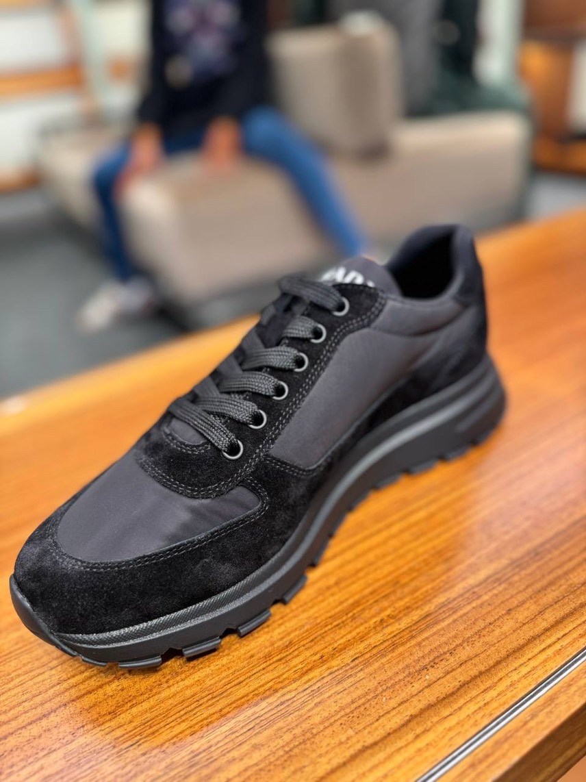 PRADA Sneakers side view - Men's luxury Shoes
