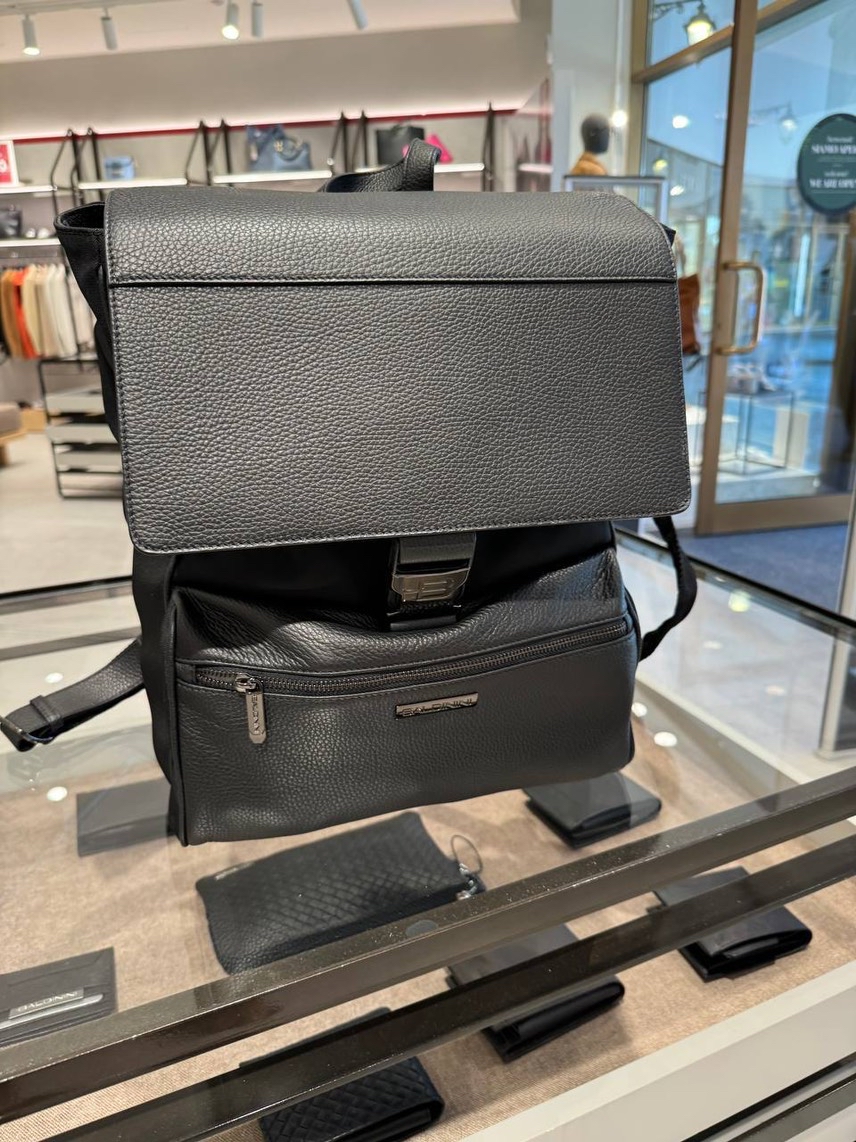 BALDININI Backpack side view - Men's luxury Bags