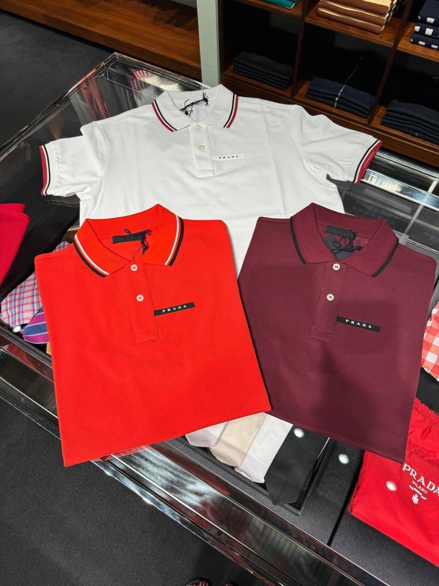 PRADA T-shirt and Polo side view - Men's luxury Clothes