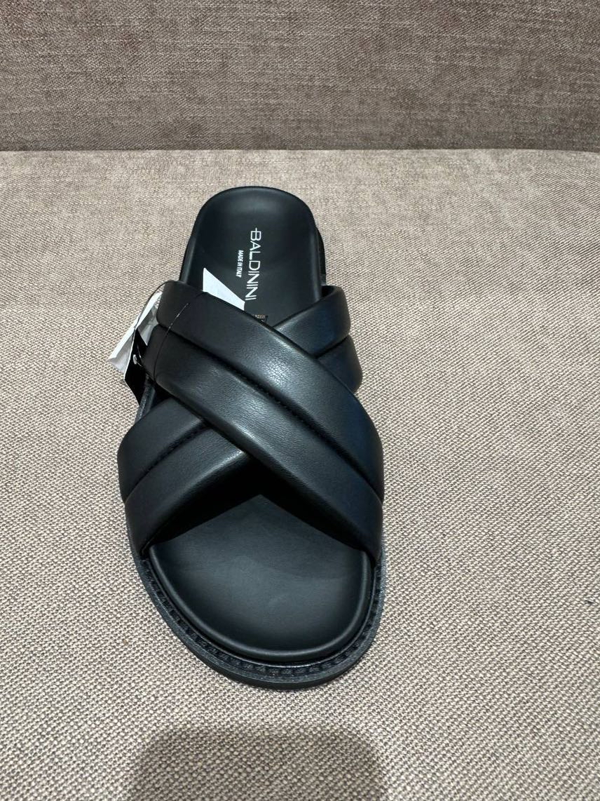 BALDAN Slides side view - Men's luxury Shoes