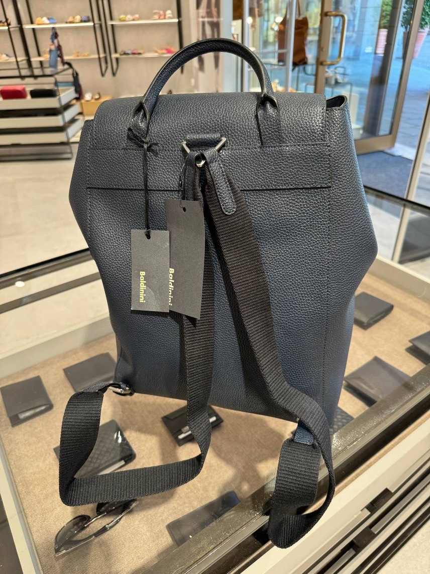BALDININI Backpack side view - Men's luxury Bags