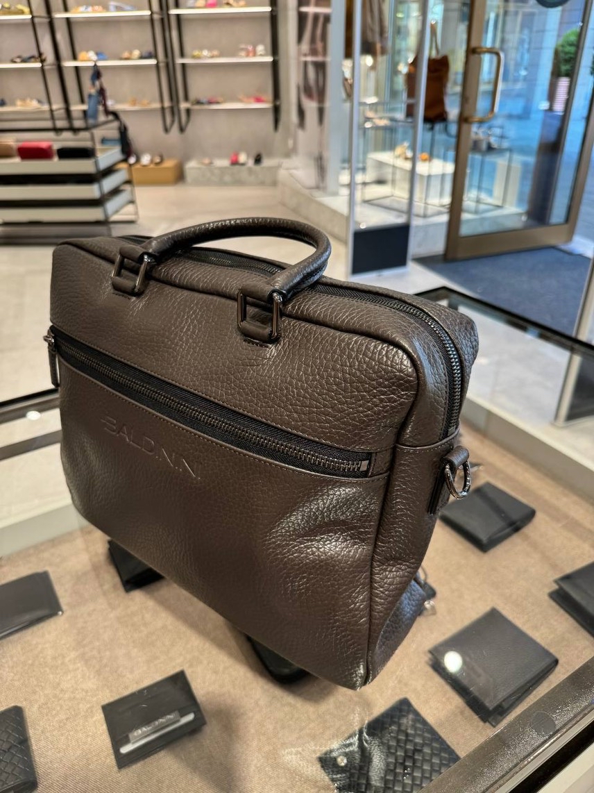 BALDININI Laptop bags and briefcases side view - Men's luxury Bags