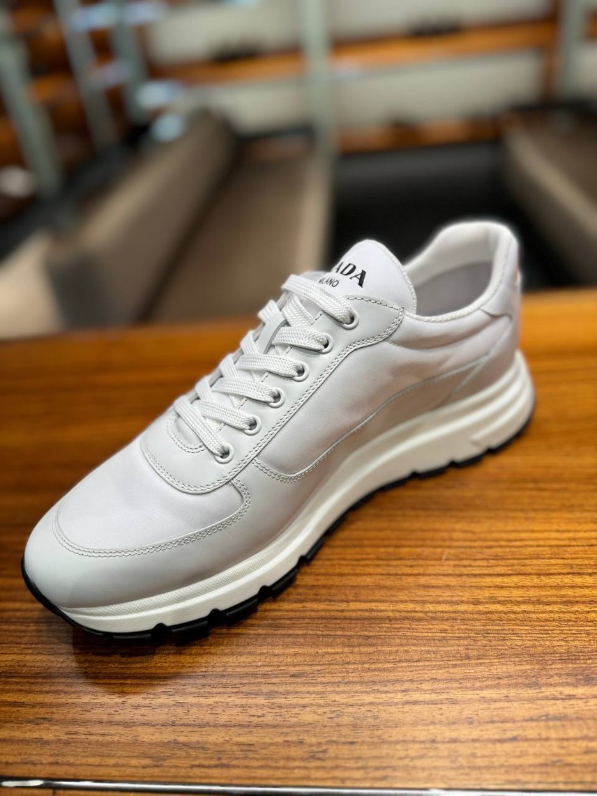 PRADA Sneakers side view - Men's luxury Shoes