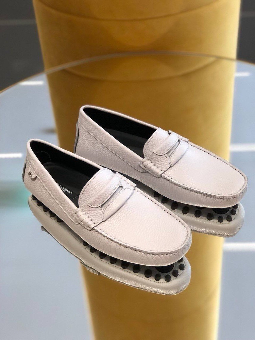 DOLCE & GABBANA Moccasins side view - Men's luxury Shoes