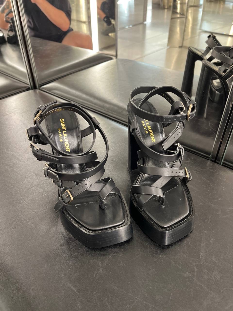 YVES SAINT LAURENT Sandals side view - Women's luxury Shoes
