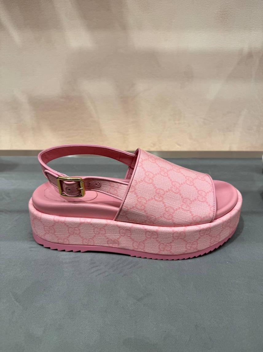 GUCCI Sandals side view - Women's luxury Shoes