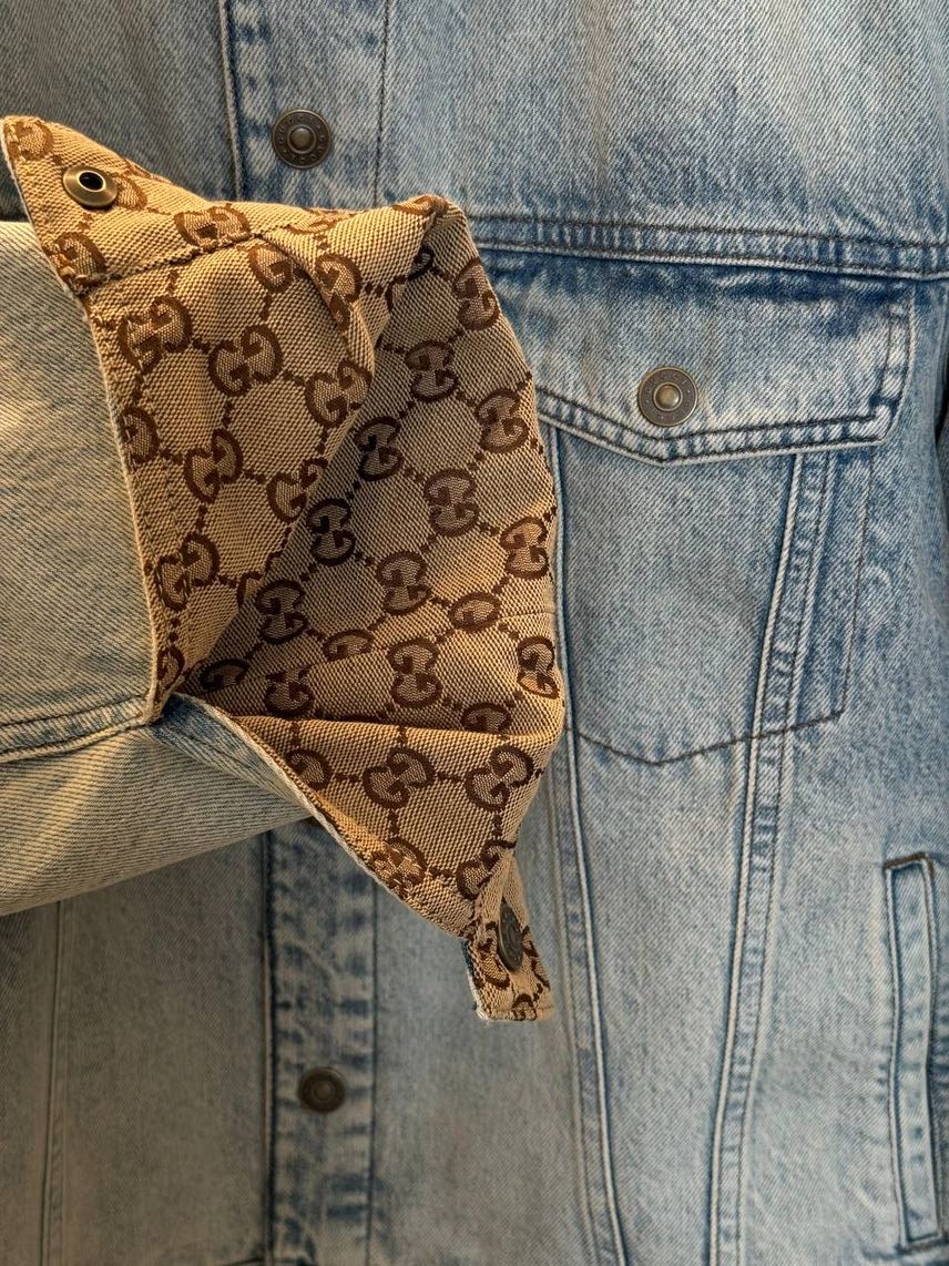 GUCCI Denim side view - Men's luxury Clothes