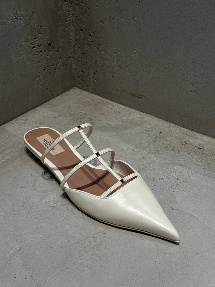VALENTINO GARAVANI Slides side view - Women's luxury Shoes