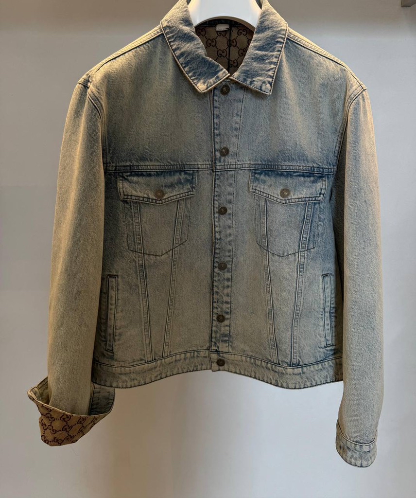 GUCCI Denim front view - Men's luxury Clothes