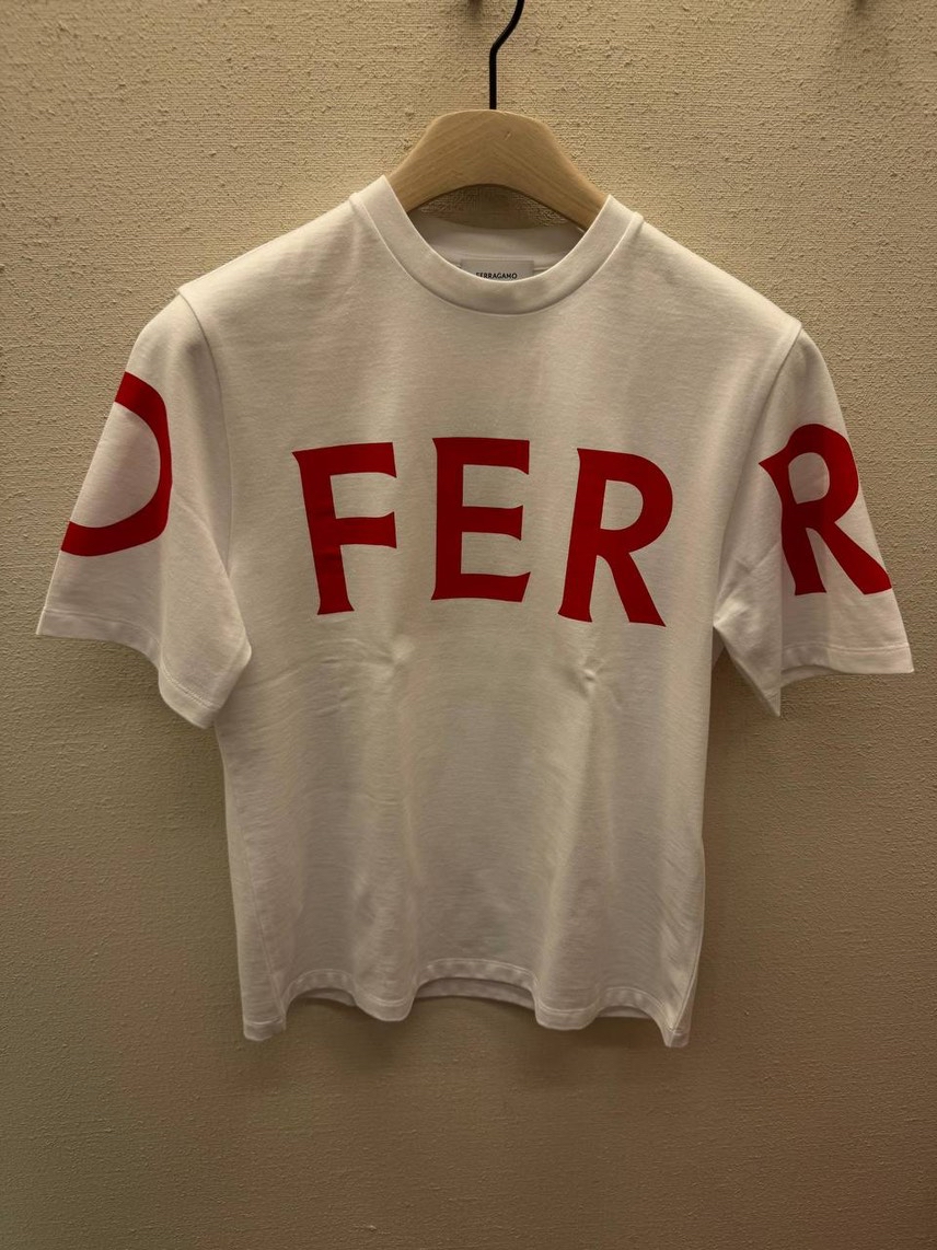 SALVATORE FERRAGAMO T-shirt and Polo front view - Women's luxury Clothes