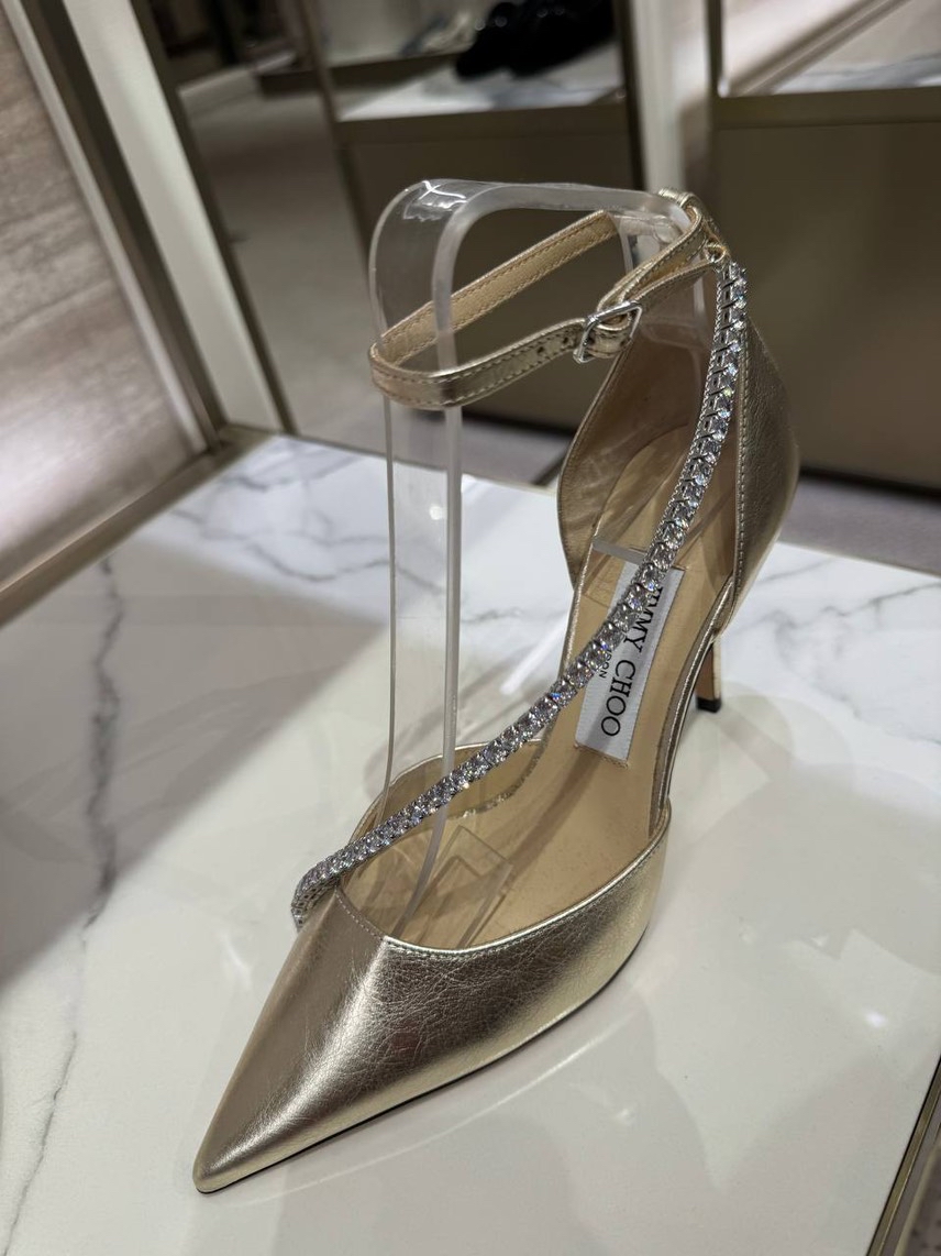 JIMMY CHOO Sandals side view - Women's luxury Shoes