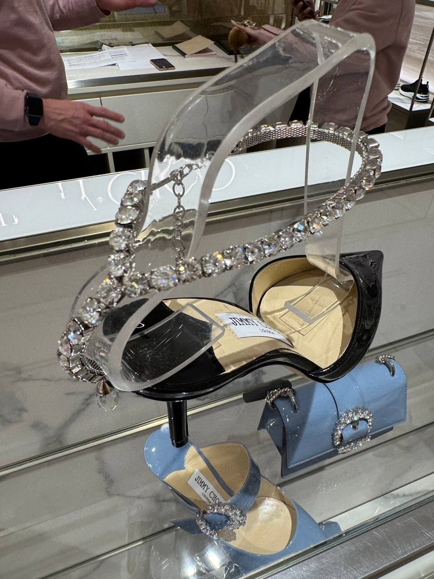 JIMMY CHOO Sandals side view - Women's luxury Shoes