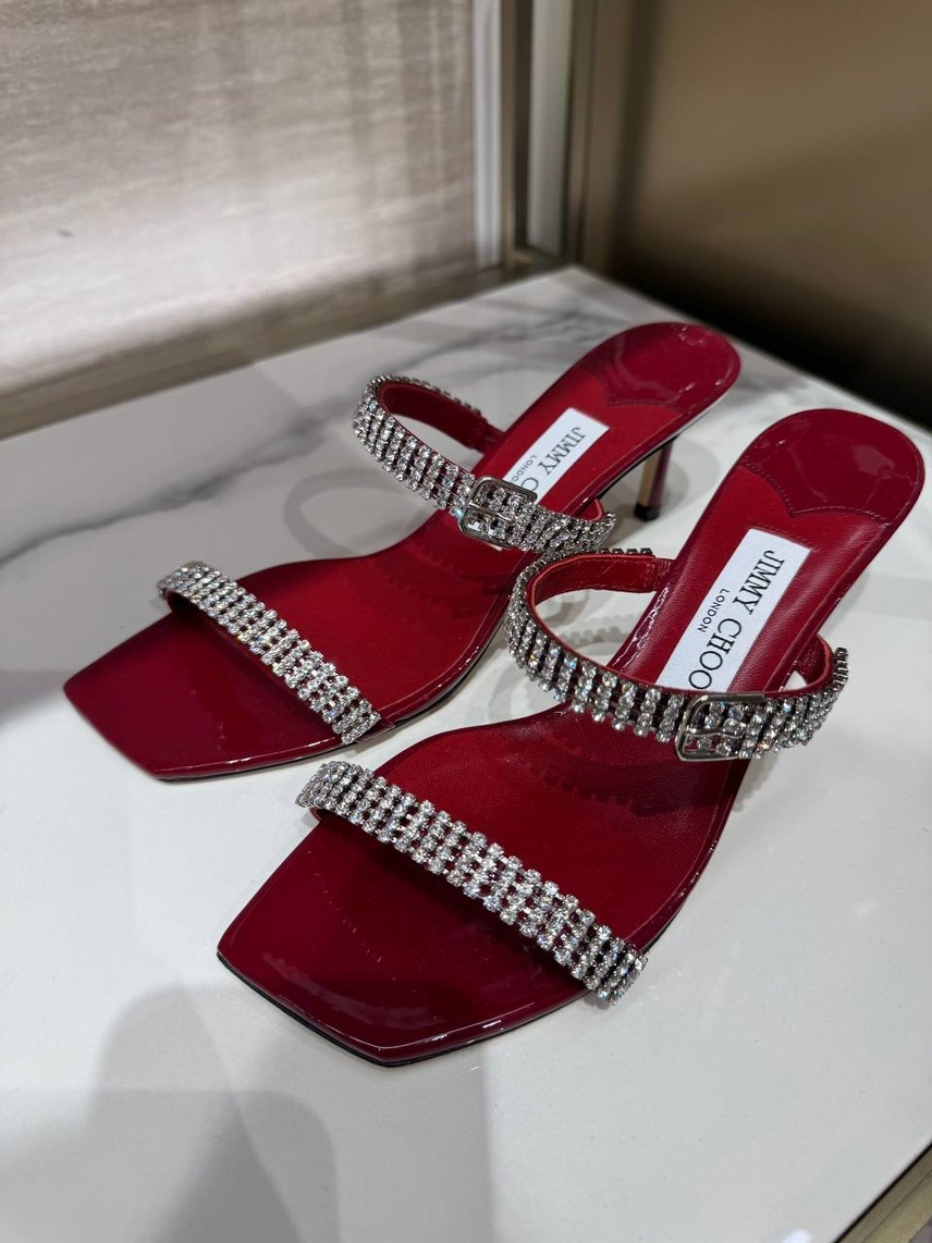 JIMMY CHOO Sandals side view - Women's luxury Shoes