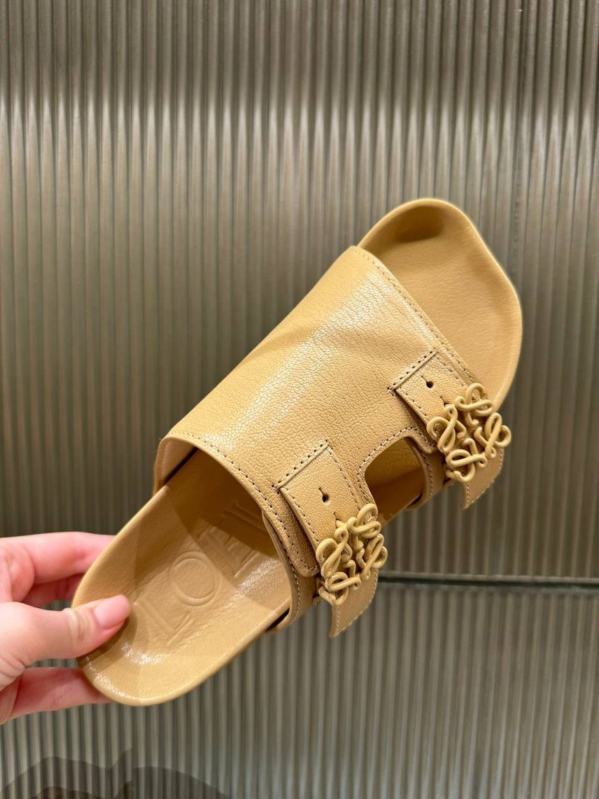 LOEWE Slides front view - Women's luxury Shoes