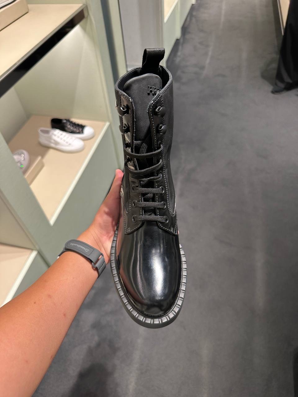 PRADA Boots side view - Women luxury Shoes