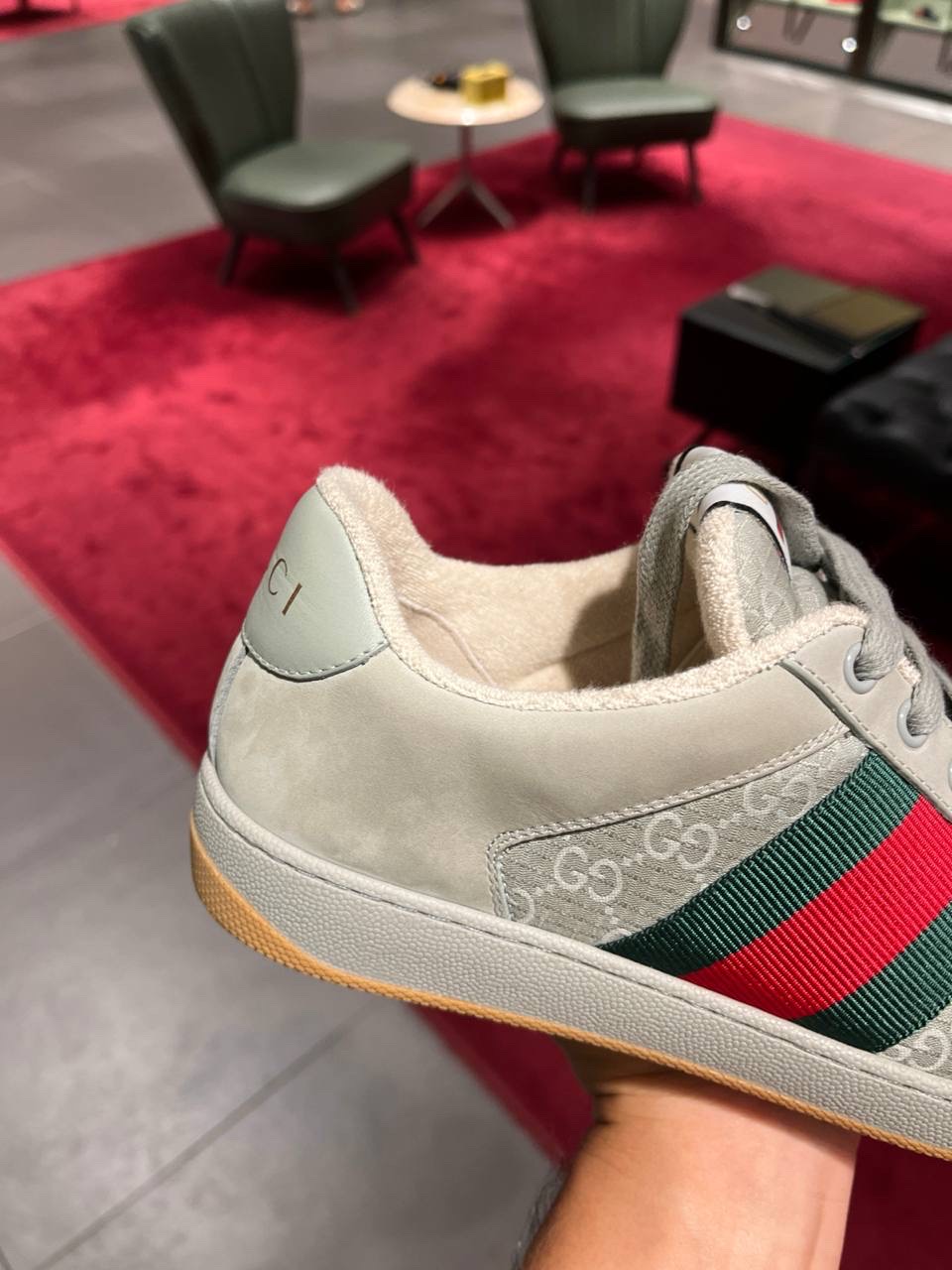 GUCCI Sneakers side view - Men luxury Shoes