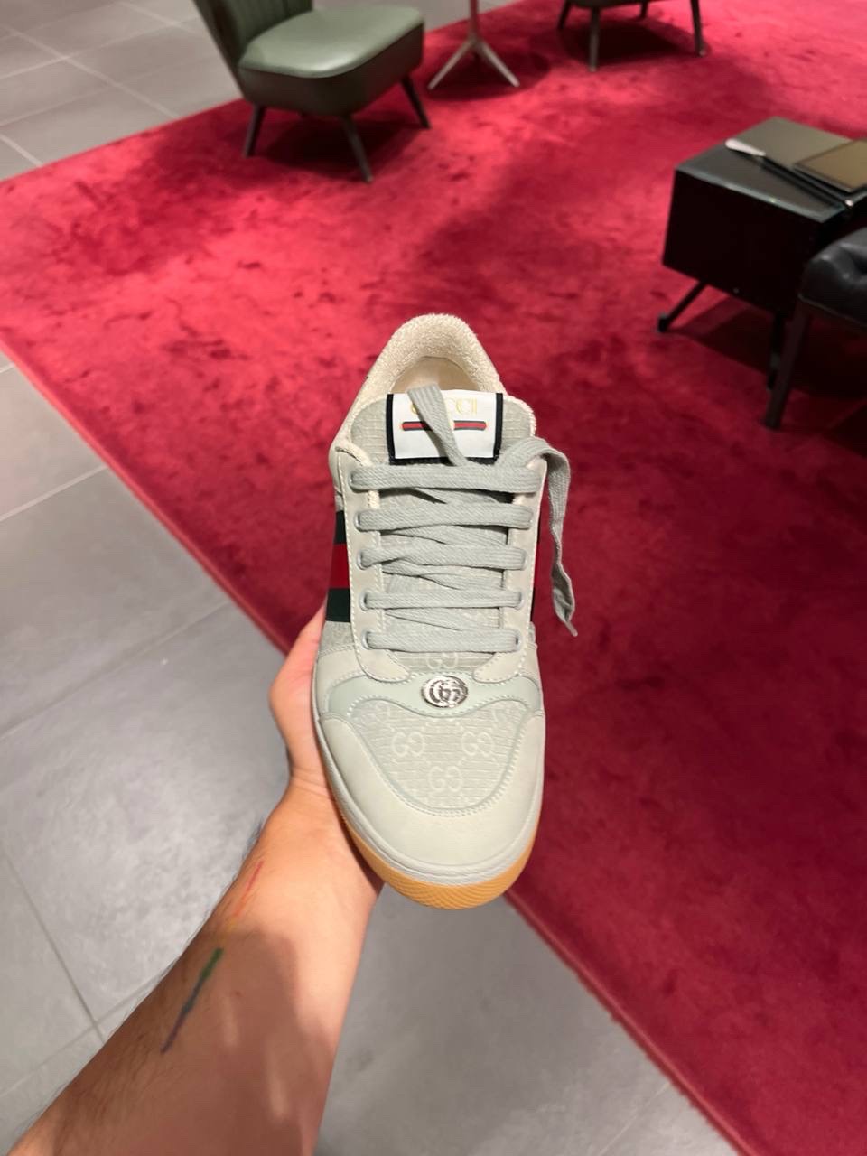 GUCCI Sneakers side view - Men luxury Shoes