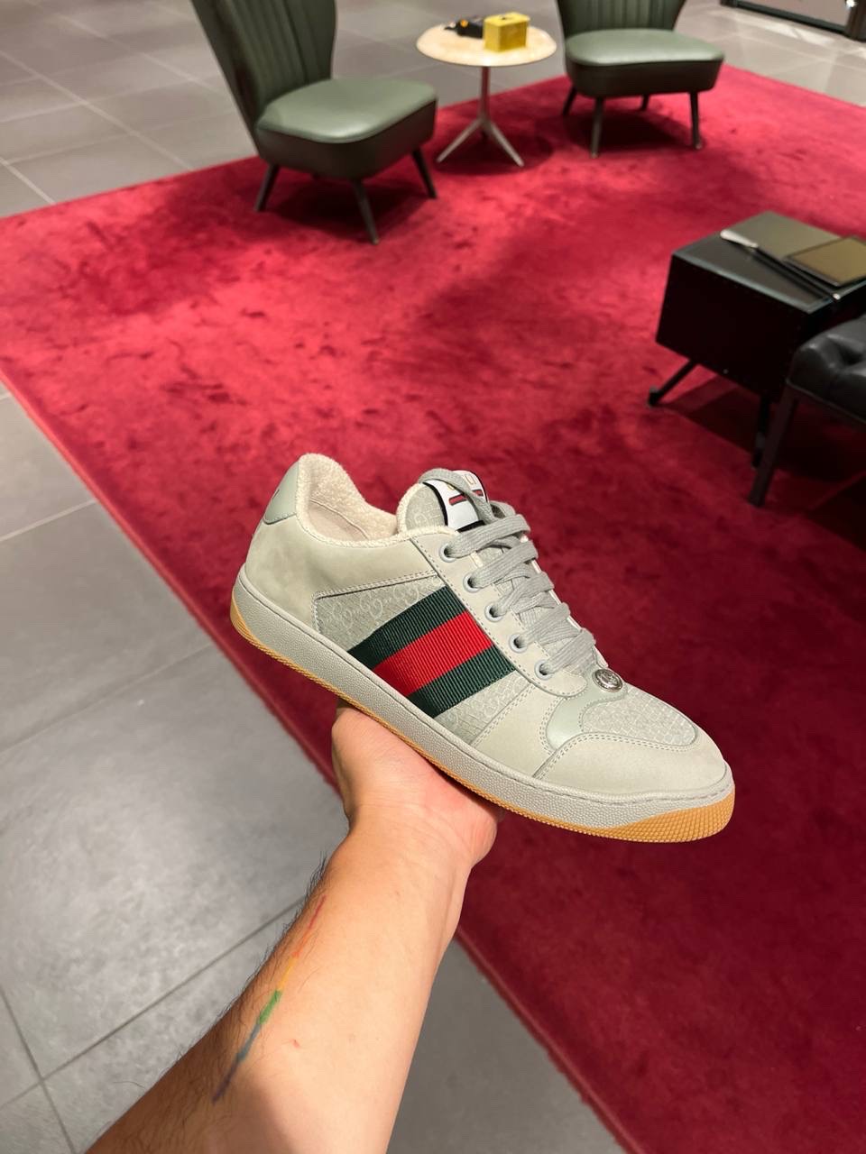 GUCCI Sneakers front view - Men luxury Shoes