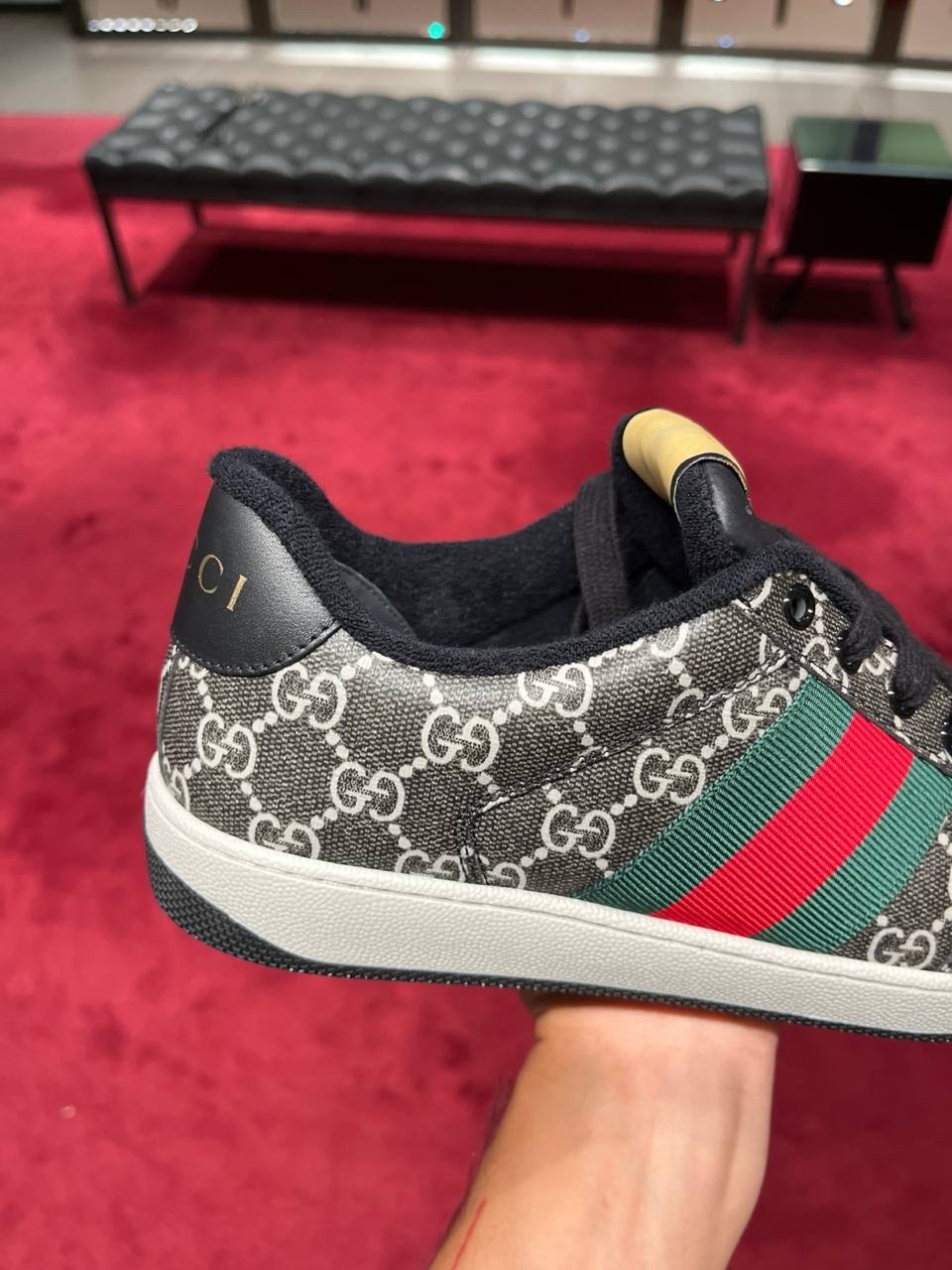 GUCCI Sneakers side view - Men luxury Shoes