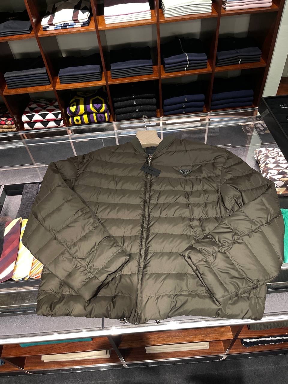PRADA Down jacket front view - Men luxury Clothes