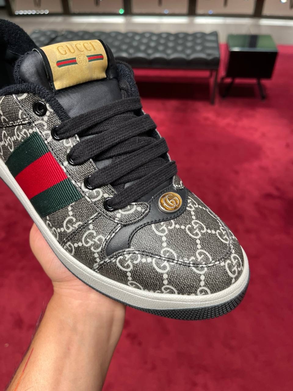GUCCI Sneakers side view - Men luxury Shoes