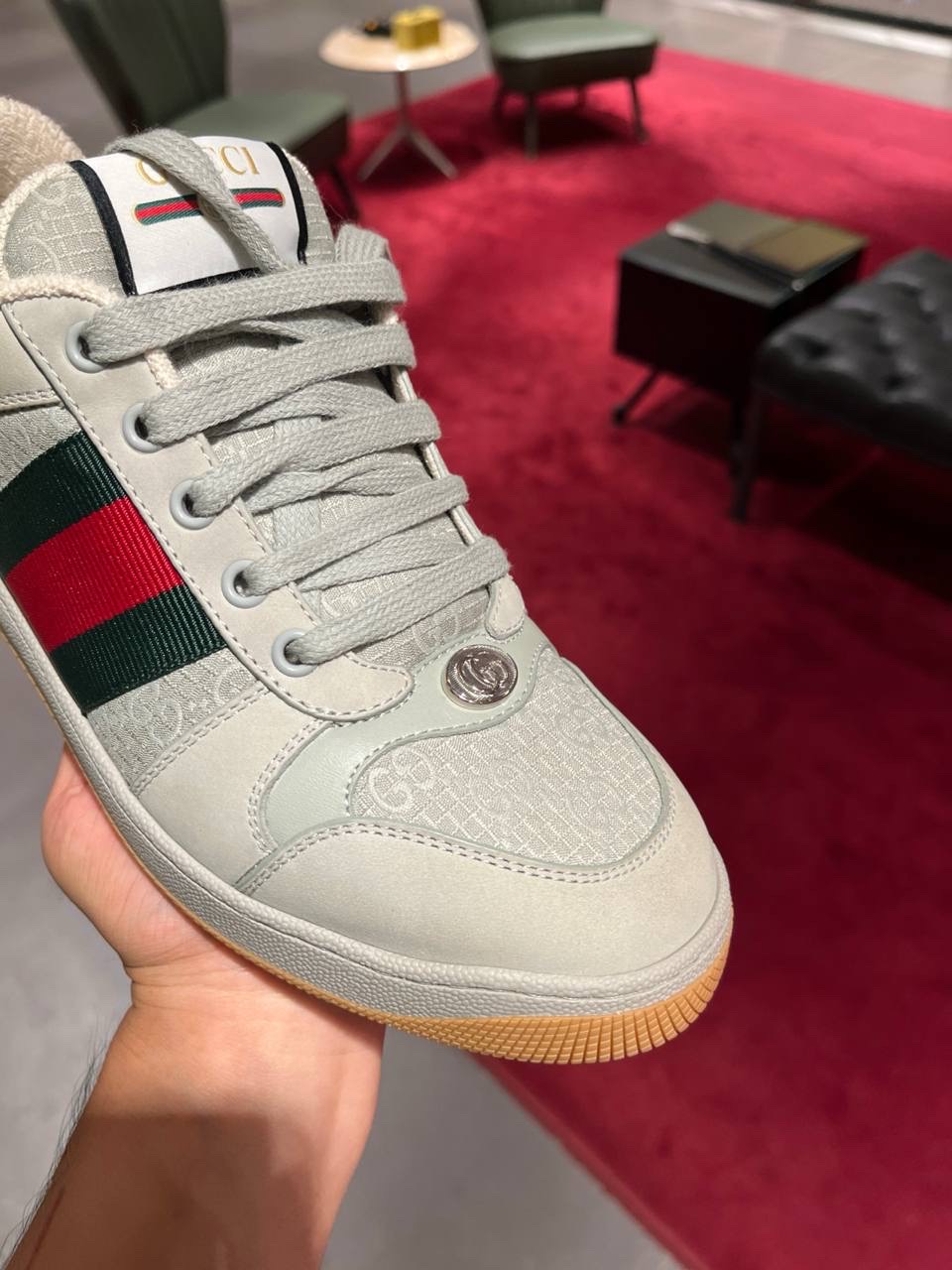 GUCCI Sneakers side view - Men luxury Shoes