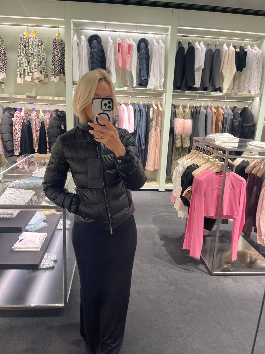 PRADA Down jacket front view - Women's luxury Clothes