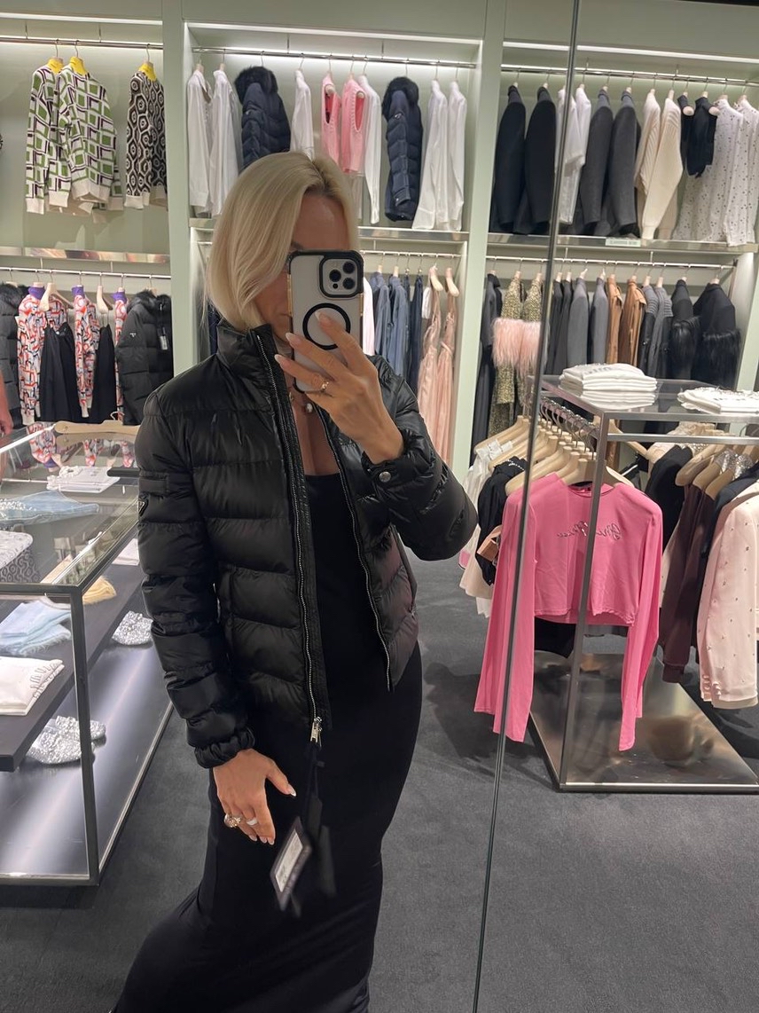 PRADA Down jacket side view - Women's luxury Clothes