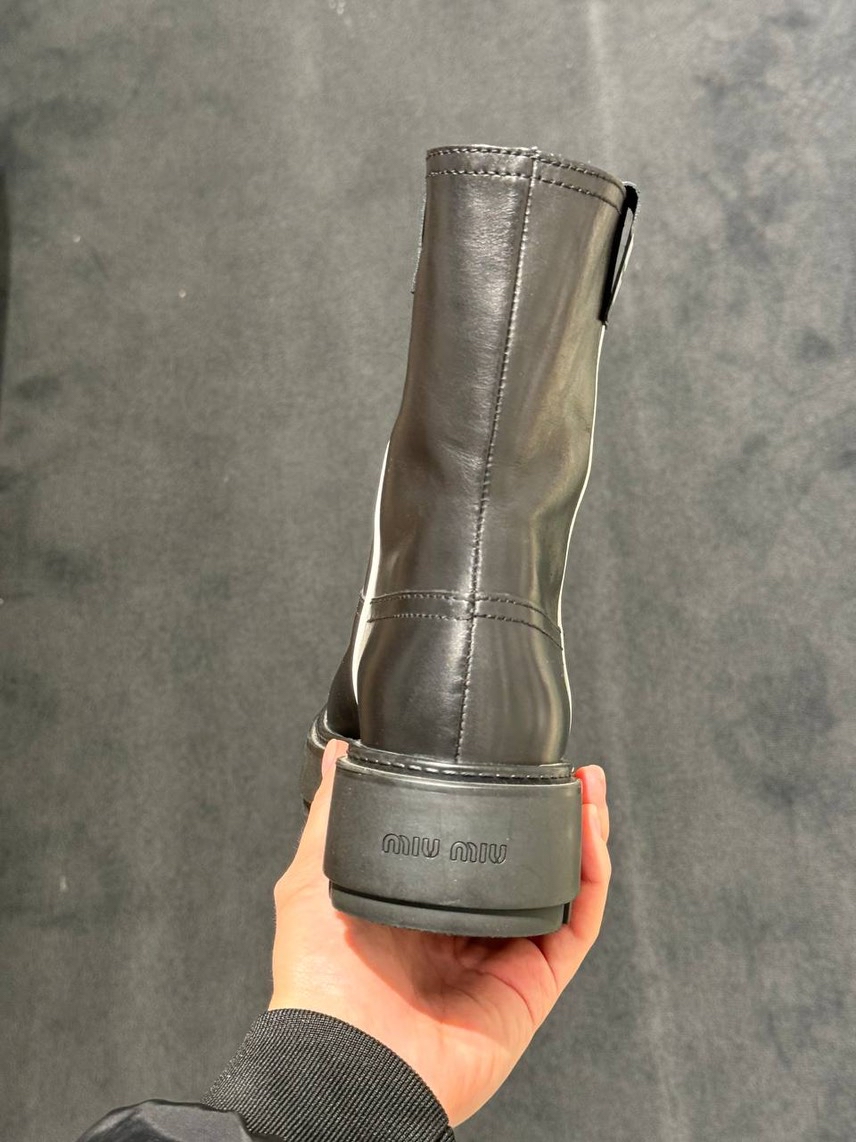MIU MIU Boots side view - Women's luxury Shoes