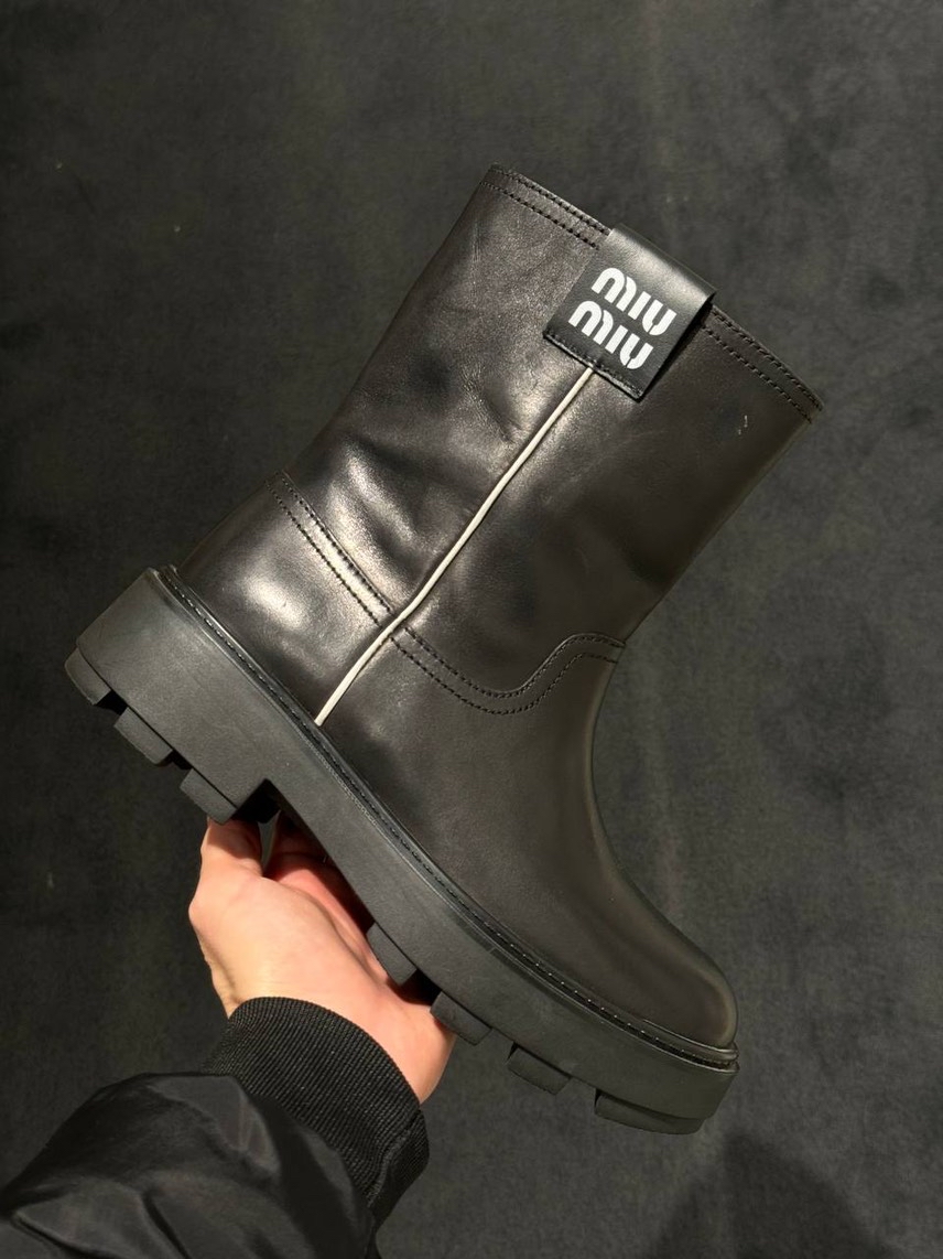 MIU MIU Boots front view - Women's luxury Shoes