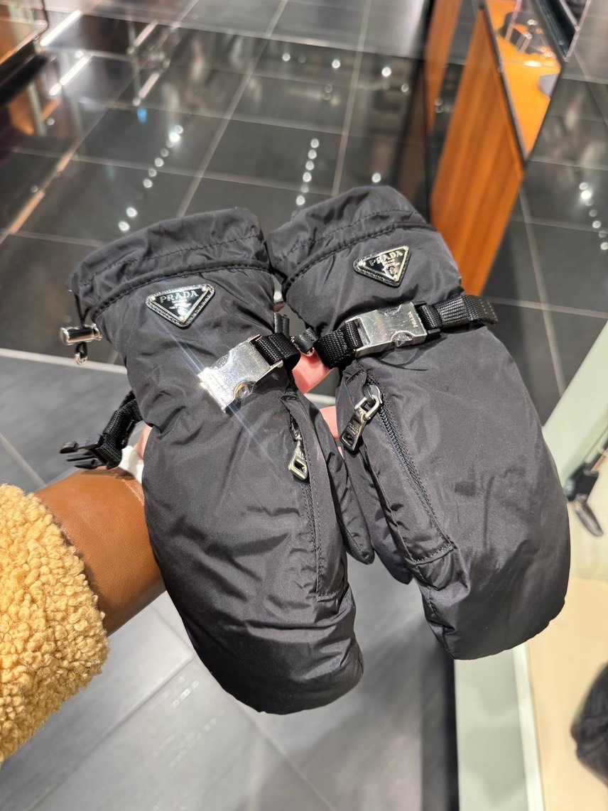 PRADA Gloves side view - Women's luxury Accessories