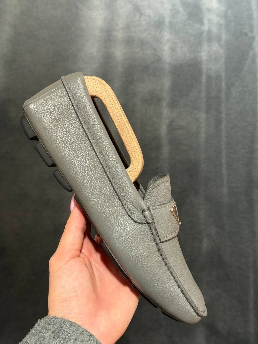 PRADA Moccasins side view - Men's luxury Shoes