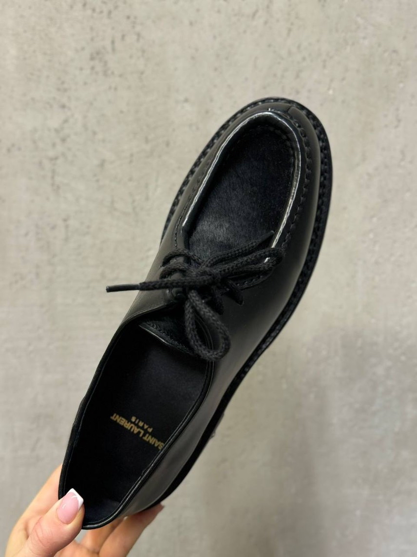 YVES SAINT LAURENT Lace-up shoes side view - Men's luxury Shoes