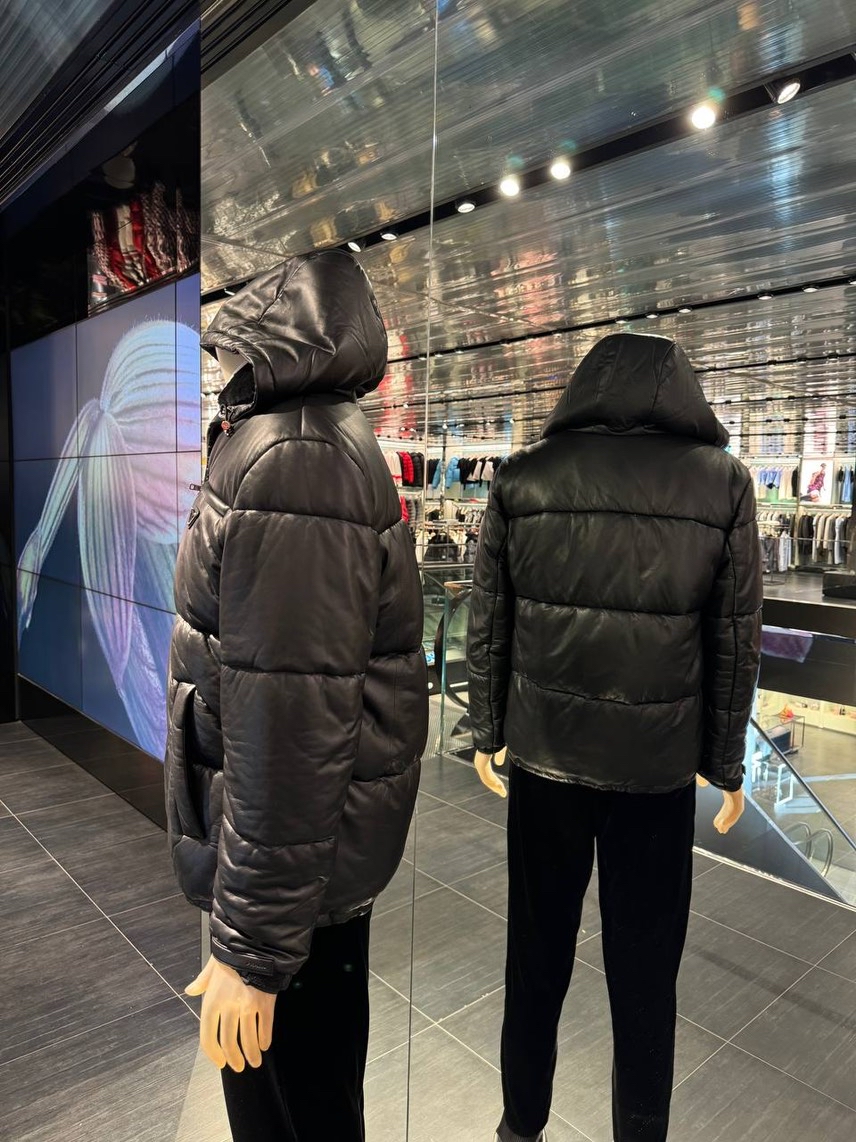 PRADA Down jacket side view - Men's luxury Clothes