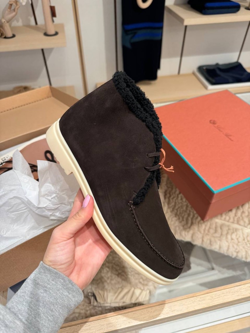 LORO PIANA Boots front view - Men's luxury Shoes