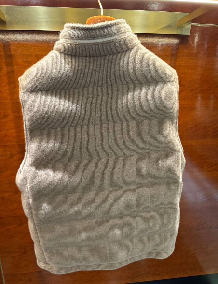 BRUNELLO CUCINELLI Gilets side view - Men's luxury Clothes