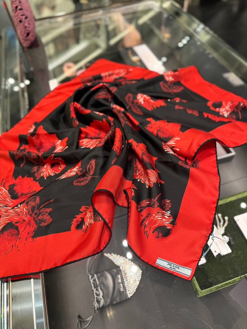 PRADA Scarves side view - Women's luxury Accessories