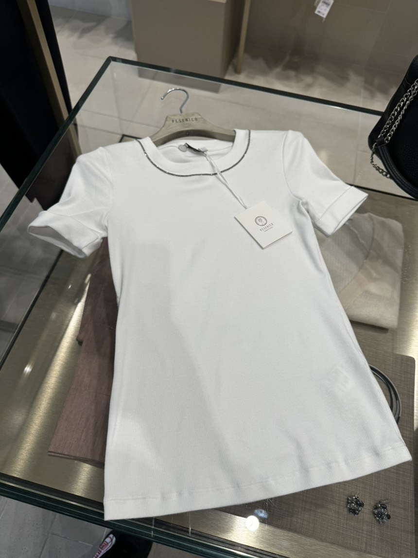 PESERICO T-shirt and Polo front view - Women's luxury Clothes