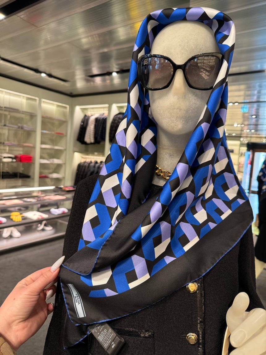 PRADA Scarves side view - Women's luxury Accessories