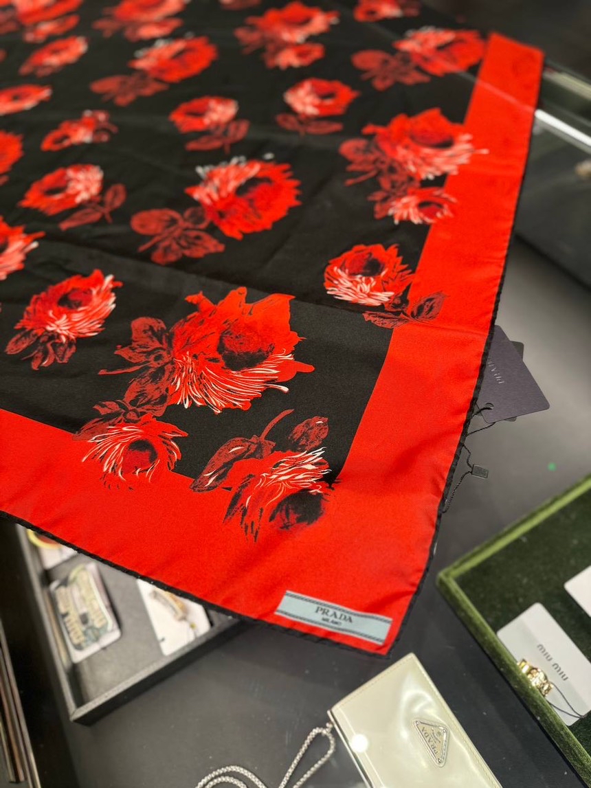 PRADA Scarves side view - Women's luxury Accessories