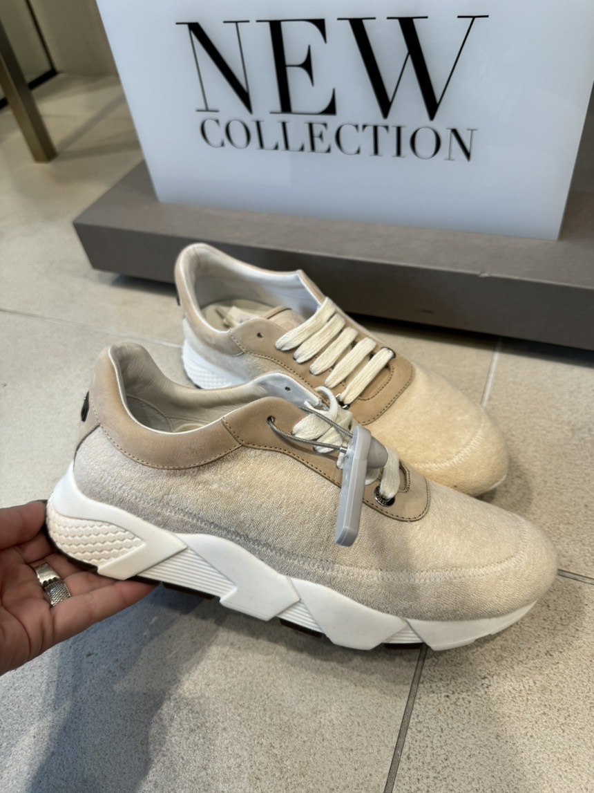 PESERICO Sneakers side view - Women's luxury Shoes