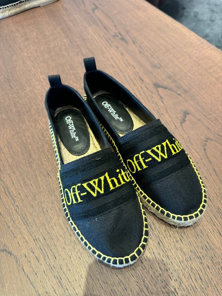 OFF-WHITE Espadrilles side view - Women's luxury Shoes
