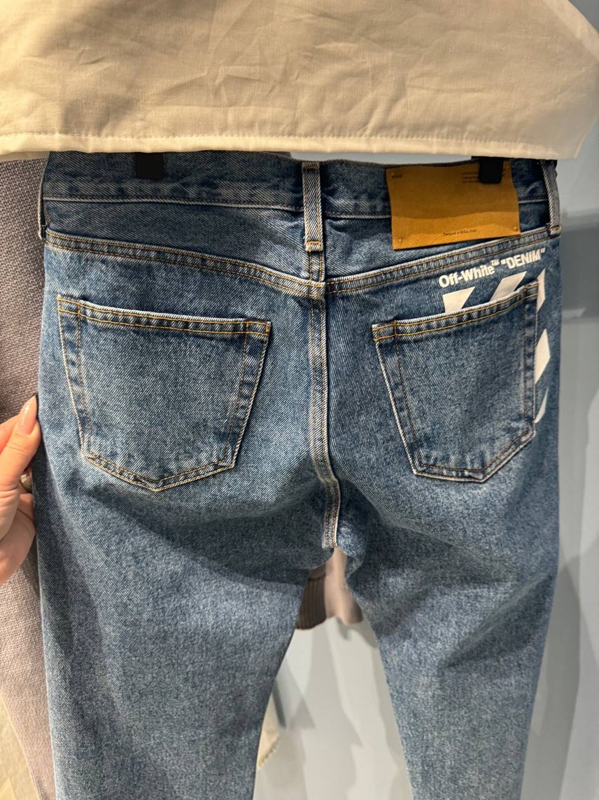 OFF-WHITE Denim side view - Women's luxury Clothes