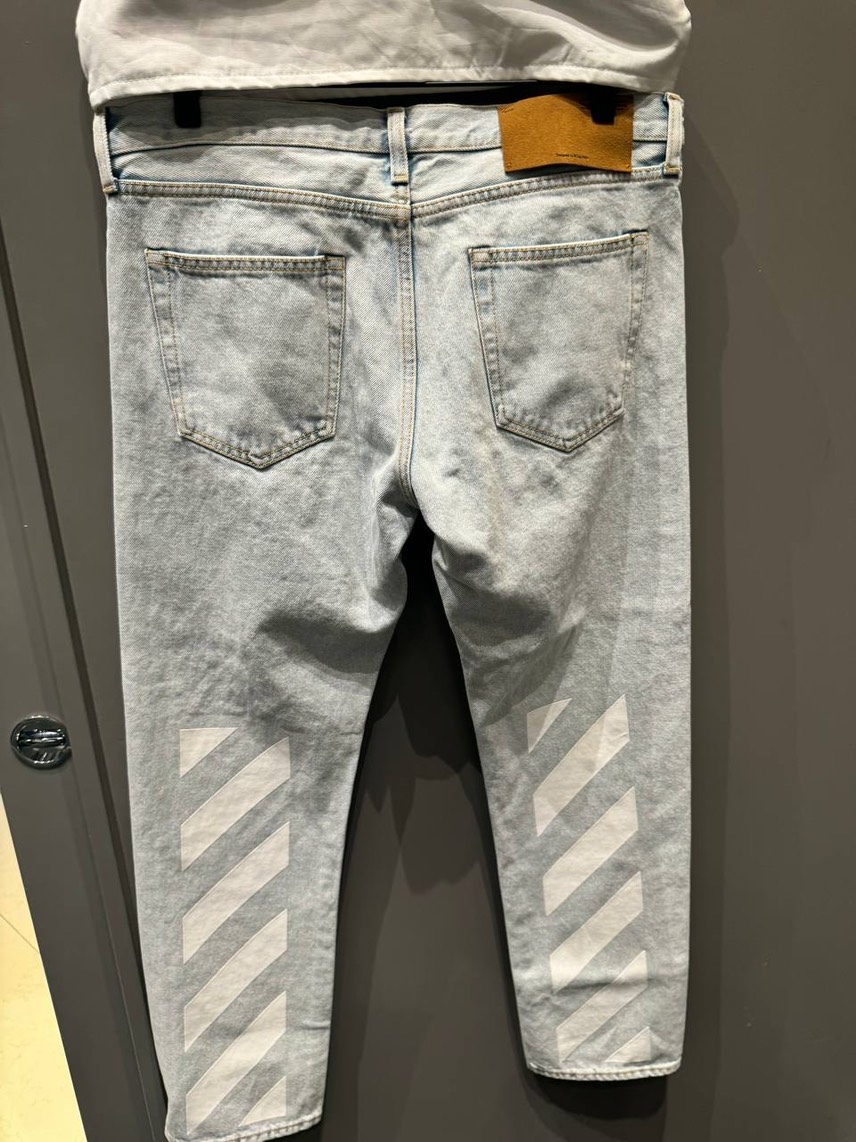 OFF-WHITE Denim side view - Women's luxury Clothes