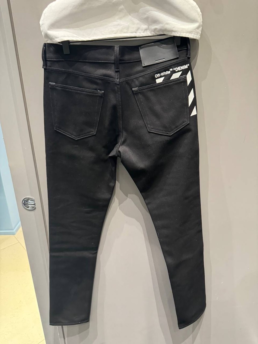 OFF-WHITE Denim side view - Women's luxury Clothes