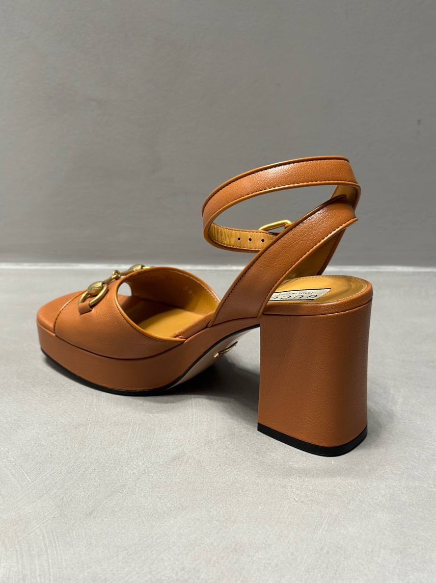 GUCCI Sandals side view - Women's luxury Shoes
