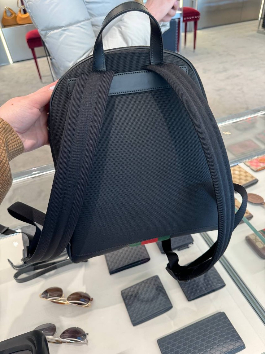 GUCCI Backpack side view - unisex luxury Bags