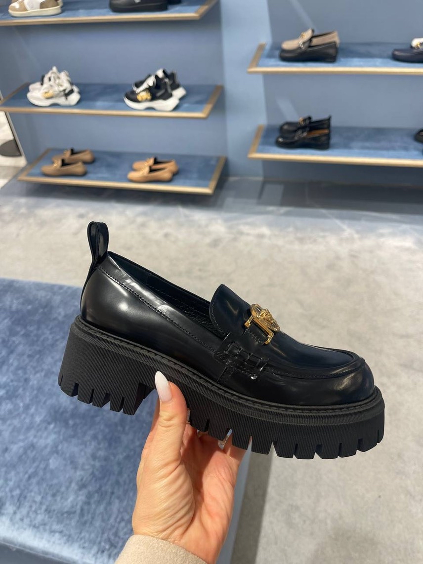 VERSACE Loafers side view - Women's luxury Shoes