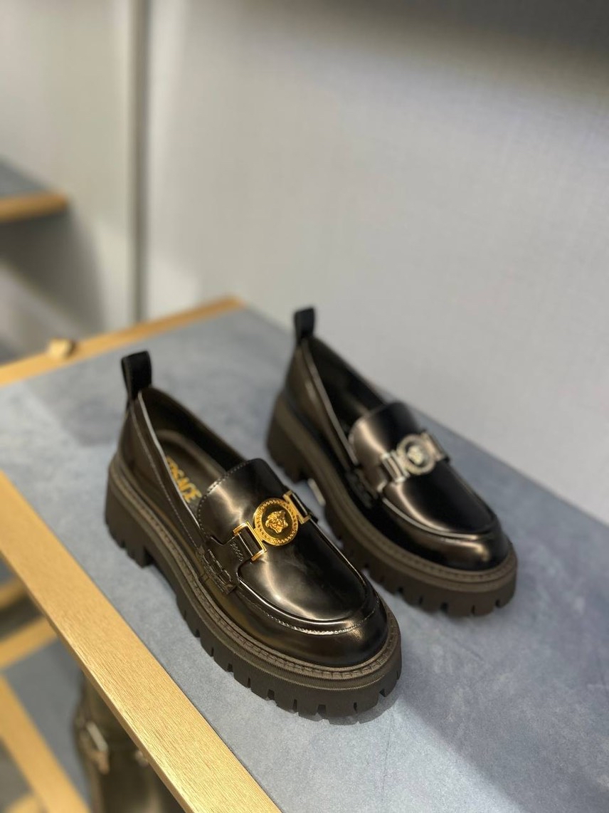VERSACE Loafers side view - Women's luxury Shoes